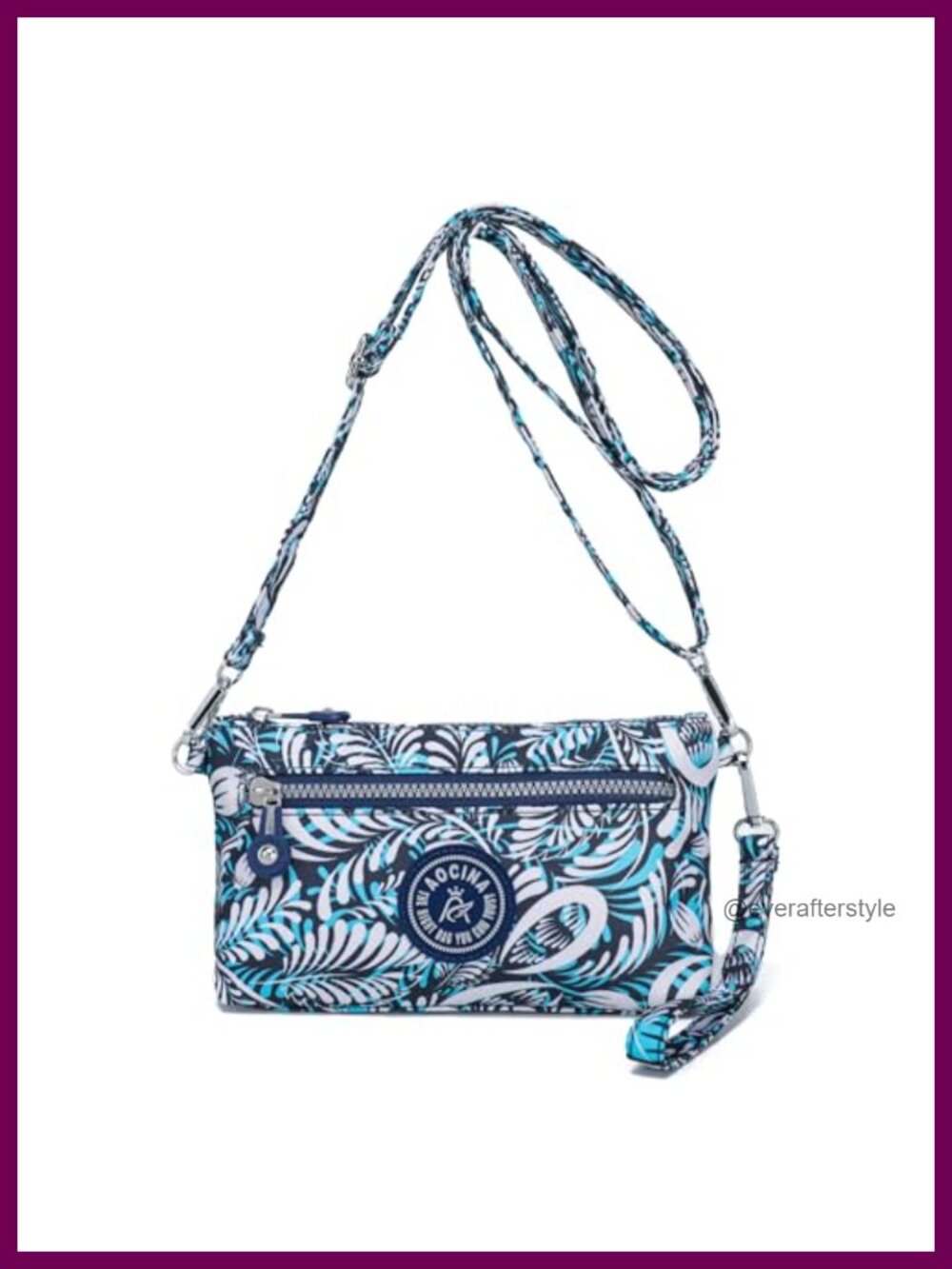 RFID Wristlet Wallet Crossbody Purse with Card Slots